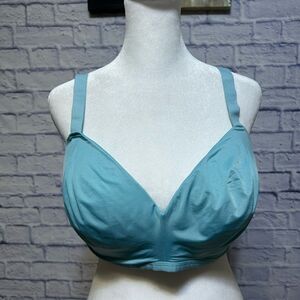 Kindly Yours 40003 Blue Sustainable Wireless T Shirt Bra Sz 38DD